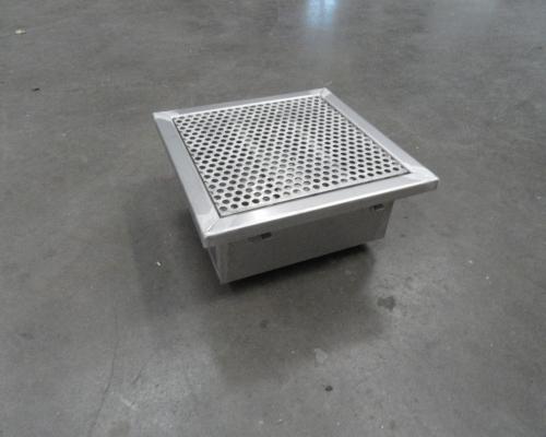 Gouttière en inox
