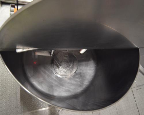 Platform incl. trap, trapleuning, ketels, vloerluiken - Traanplaat - Inox