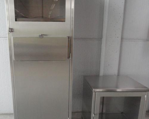 Opbergen - Computerkast - Inox - Plexi