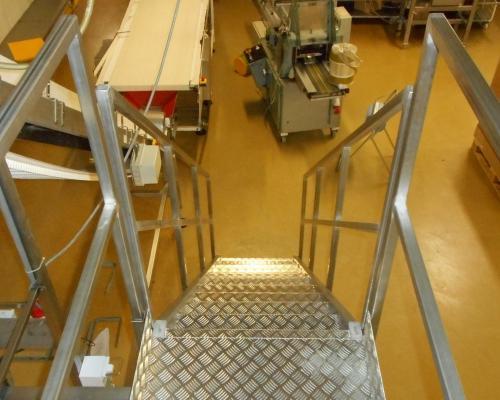 Trappen en platformen - Volledig platform - Inox