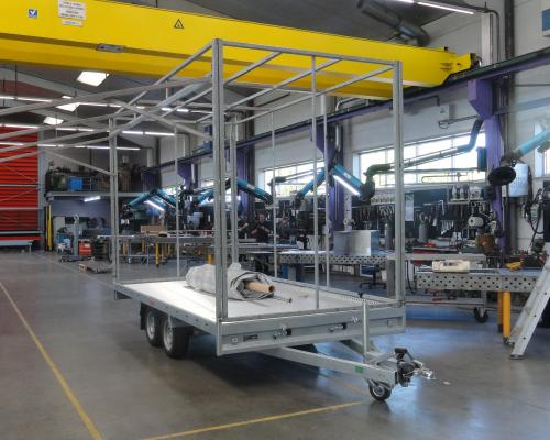 Transport - Constructie aanhangwagen - Inox