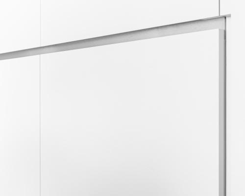 Opbergen - Legbanken + Detail in kasten - Inox rechtlijnig geborsteld