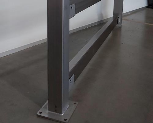 Bescherming - Afscherming productielijn - Inox