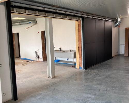 Industrie - Schuifdeur - Geïsoleerd - Slot - Staal gelakt